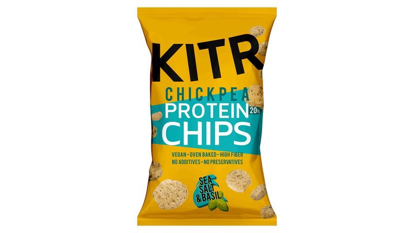 Kıtr Sea Salt & Basil High Protein Chickpea Chips 50 g