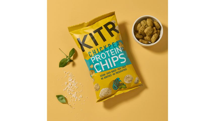 Kıtr Sea Salt & Basil High Protein Chickpea Chips 50 g