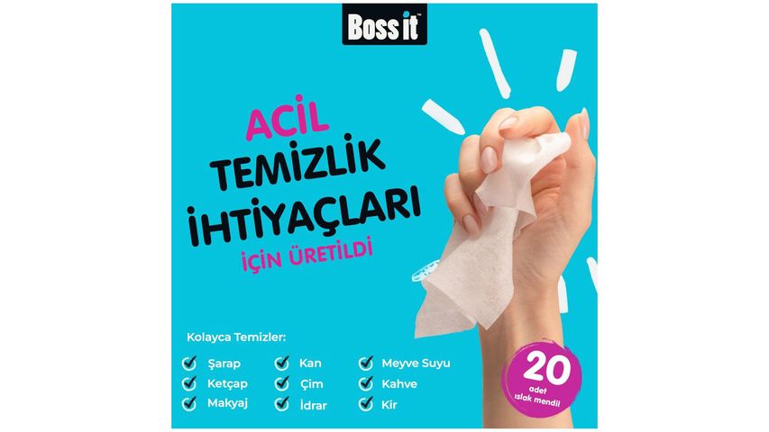Boss It Stain Remover Wipes