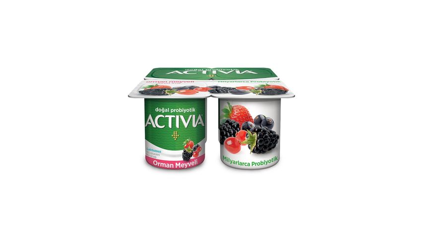 Activia Probiotic Forest Fruit Yogurt 4 x 100 g