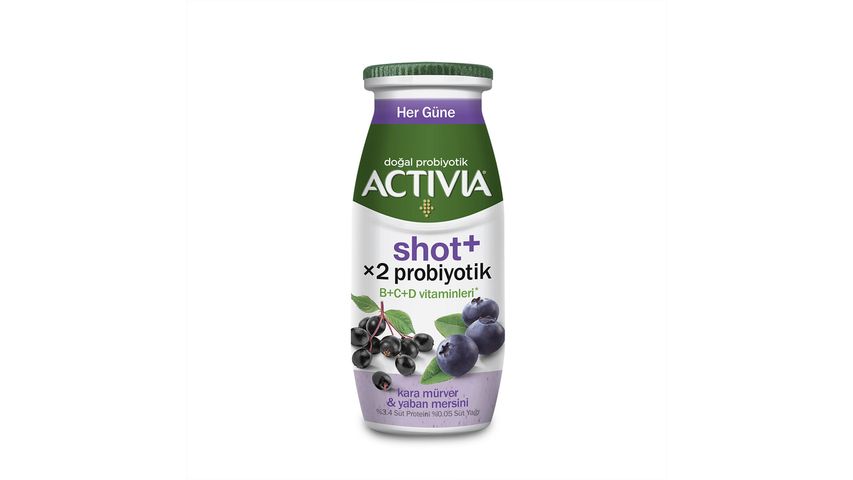 Activia Shot+ Elderberry & Blueberry 80 ml