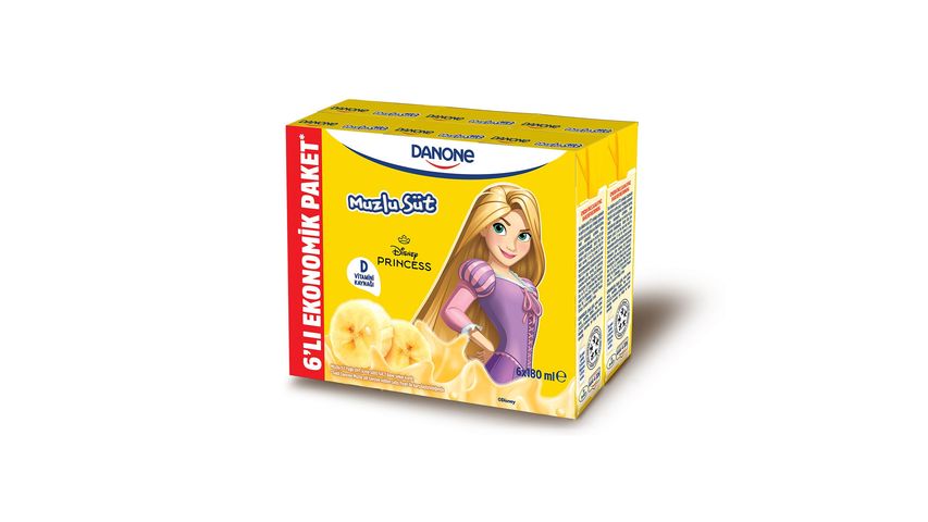 Danone Banana Milk 6 x 180 ml