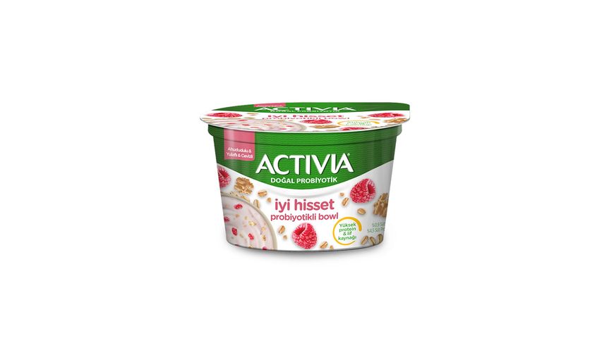 Activia Feel Good Probiotic Bowl Raspberry, Oat & Walnut 150 g