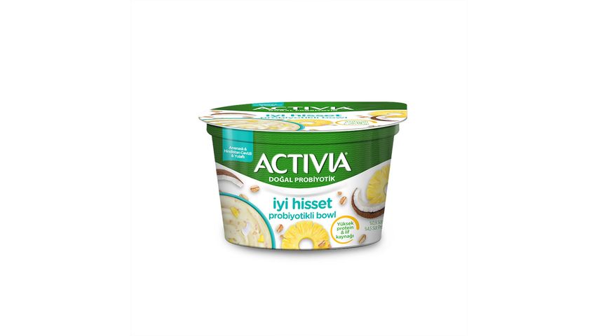 Activia Feel Good Probiotic Bowl Pineapple, Oat & Coconut 150 g