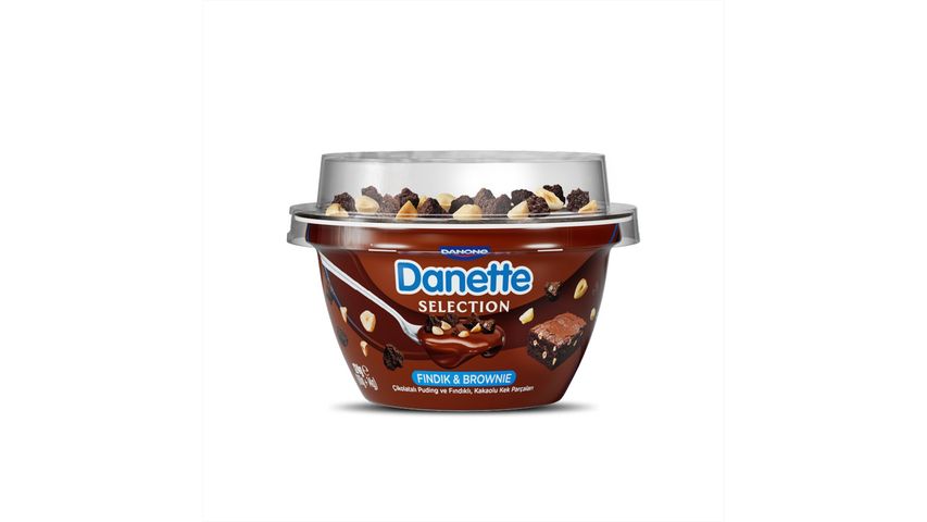 Danette Topper Selection Hazelnut & Brownie 124 g