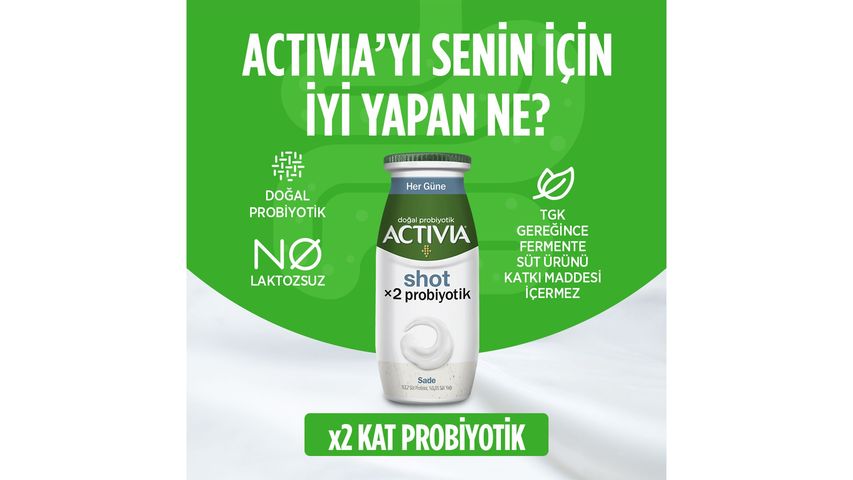 Activia Shot Plain 80 ml