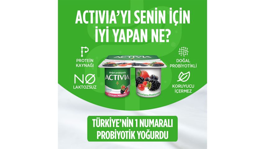Activia Probiotic Forest Fruit Yogurt 4 x 100 g