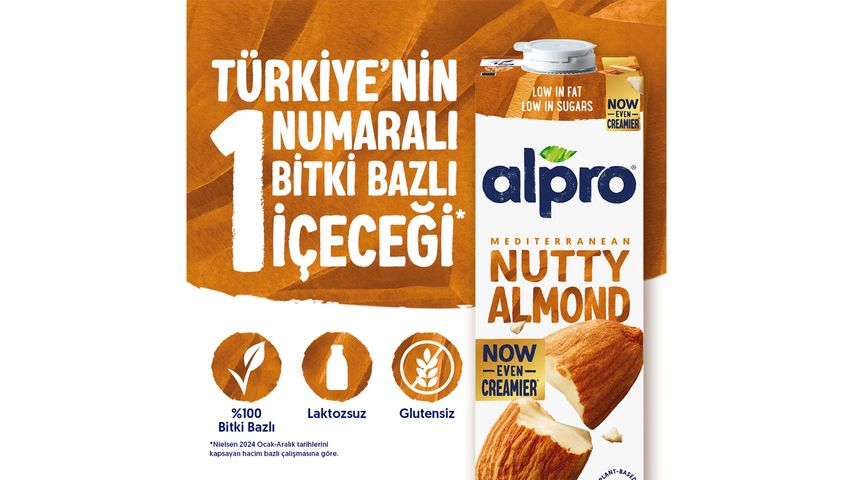 Alpro Almond Drink Plant-Based Vegan Lactose-Free 1 L