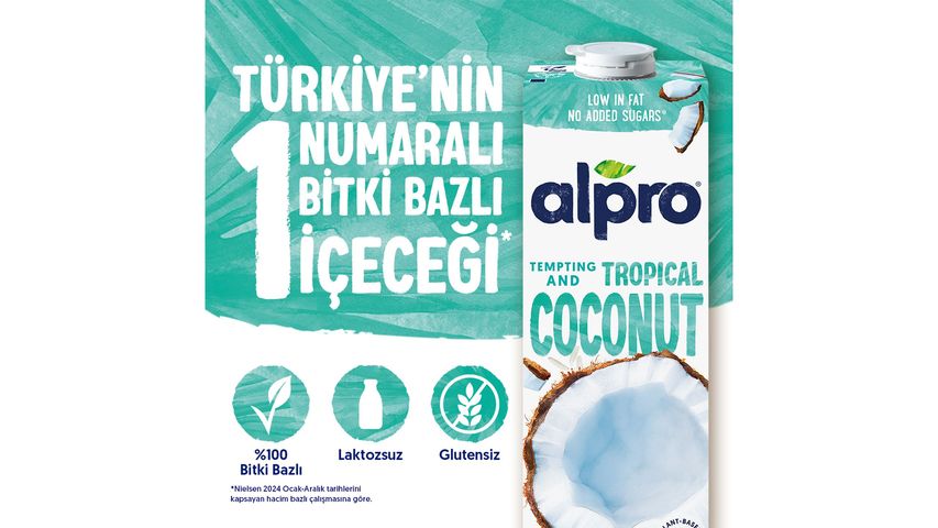 Alpro Coconut Plant-Based Vegan Lactose-Free Milk 1 L