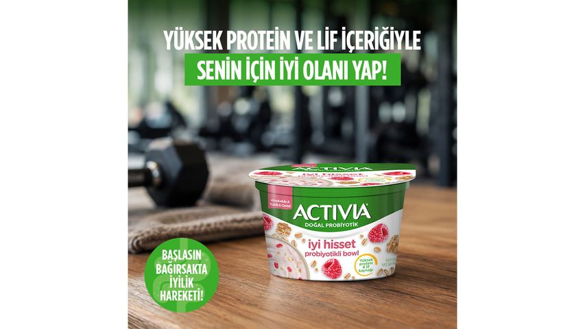 Activia Feel Good Probiotic Bowl Raspberry, Oat & Walnut 150 g