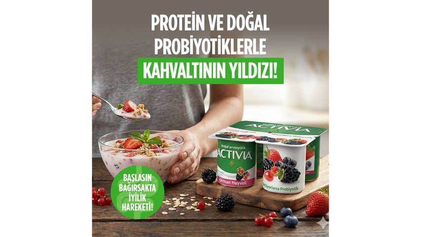 Activia Probiotic Forest Fruit Yogurt 4 x 100 g