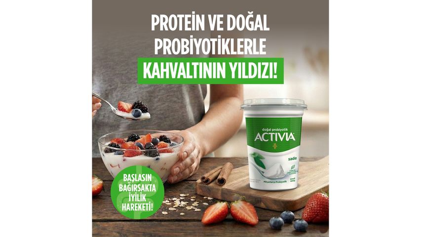 Activia Probiotic Plain Yogurt 400 g
