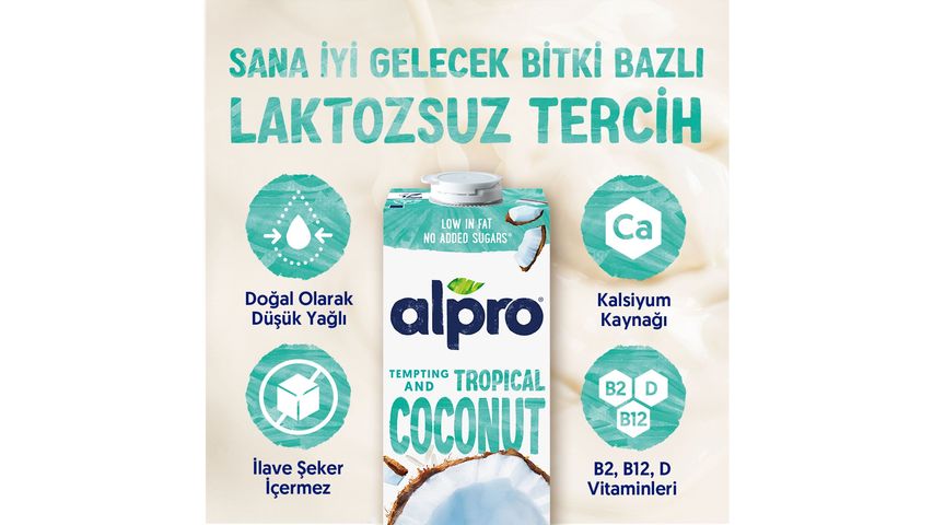 Alpro Coconut Plant-Based Vegan Lactose-Free Milk 1 L