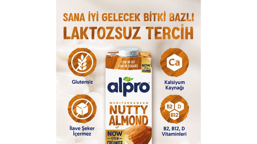 Alpro Almond Drink Plant-Based Vegan Lactose-Free 1 L