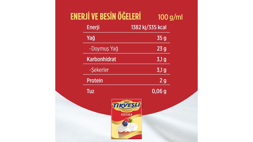 Tikveşli Cream (32% Fat) 200 ml