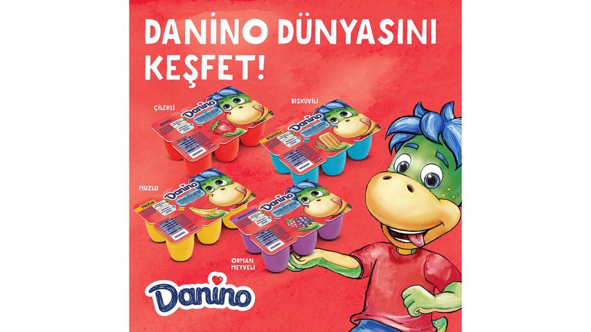 Danino Strawberry Yogurt 6 x 40 g