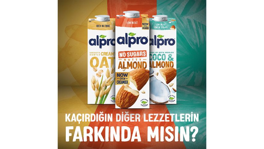 Alpro Dark Chocolate Almond Drink Plant-Based Vegan Lactose-Free 1 L