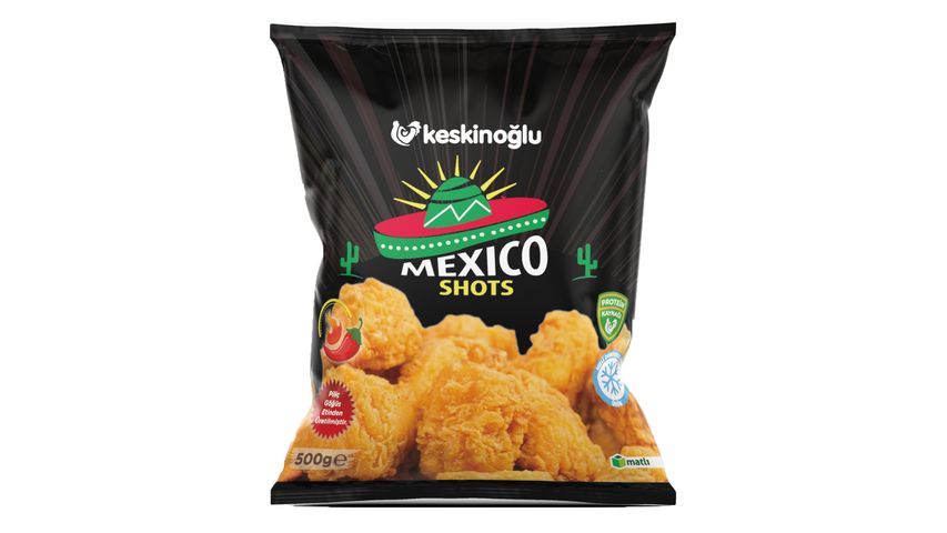 Keskinoğlu Frozen Chicken Mexico Shots 500 g