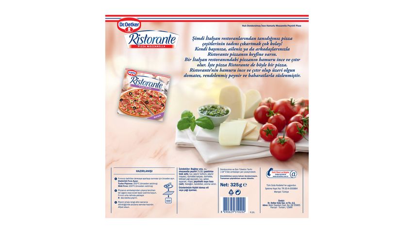 Dr. Oetker Ristorante Mozzarella Pizza 325 g