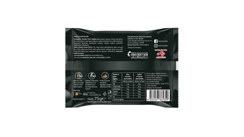 Bizim Mutfak Oyakata Vegetable Flavored Noodle 75 g