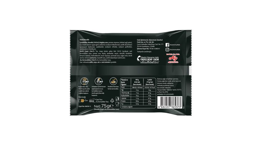 Bizim Mutfak Oyakata Curry Noodle 75 g