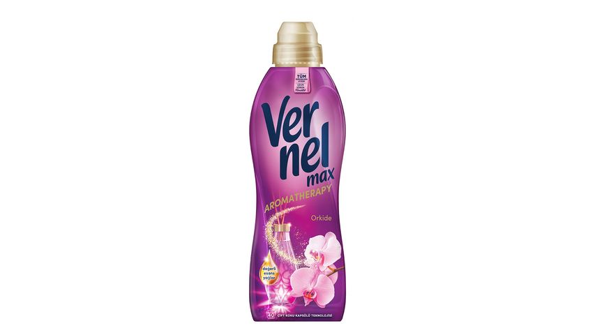 Vernel Max Aromatherapy Orchid Fabric Softener 960 ml