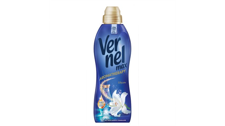 Vernel Max Aromatherapy Lily Fabric Softener 960 ml