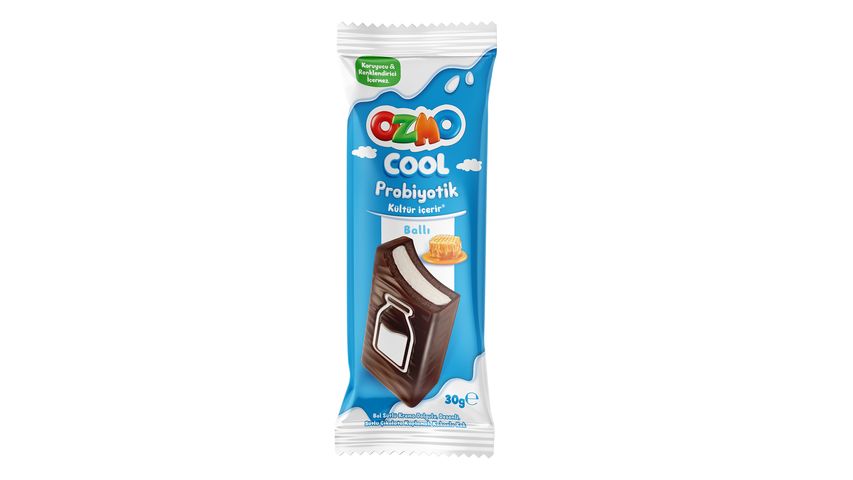 Ozmo Cool Honey-Flavored Chocolate-Covered Cake 30 g