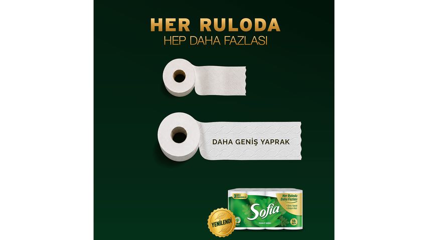 Sofia 3-Ply 16-Roll Toilet Paper