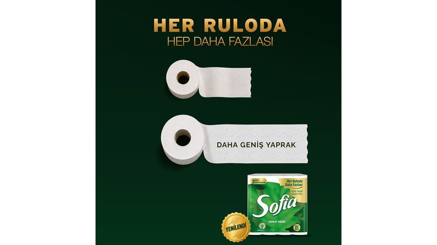 Sofia 3-Ply 32-Roll Toilet Paper