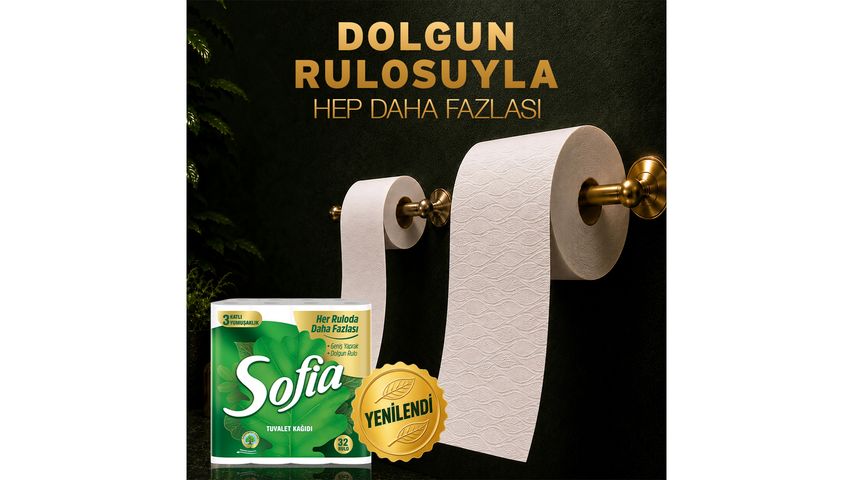 Sofia 3-Ply 32-Roll Toilet Paper