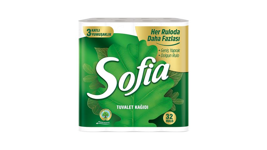 Sofia 3-Ply 32-Roll Toilet Paper