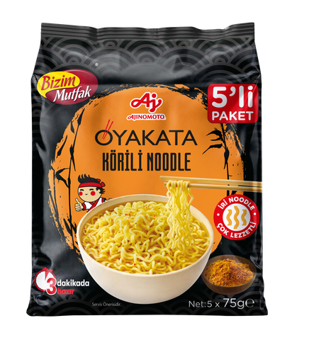 Bizim Mutfak Oyakata Curry Flavored Noodles 5-Pack 75 g