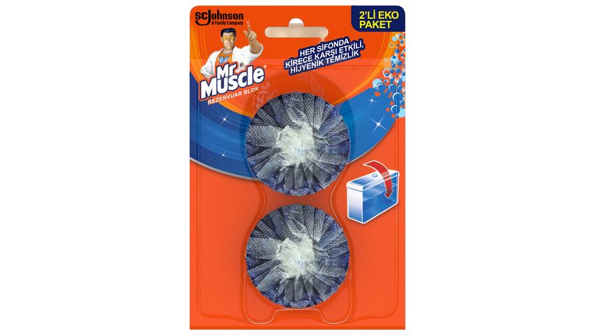 Mr Muscle Toilet Cistern Block 2-Pack 2 x 50 g