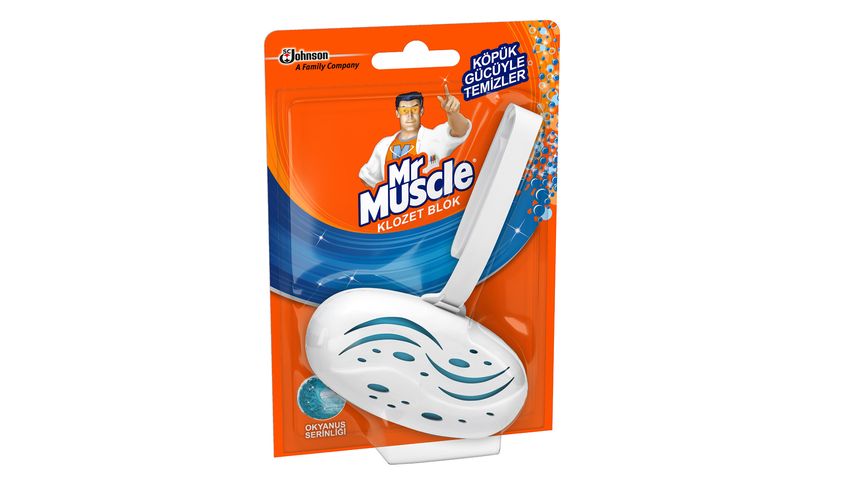 Mr Muscle Toilet Rim Block Ocean Breeze 40 g