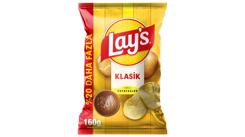 Lay's Classic Potato Chips Party Size 160 g
