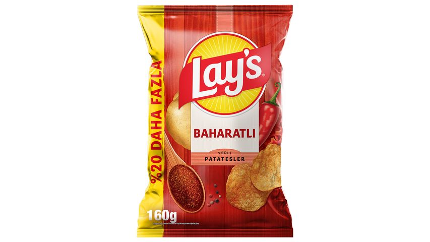 Lay's Spice Potato Chips Party Size 160 g