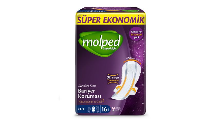 Molped Supernight Plus Night 16 Pieces