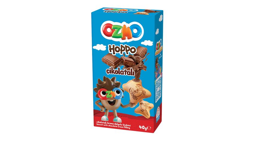 Ozmo Hoppo Biscuit with Chocolate Cream Filling 40 g