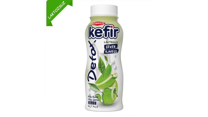 Altınkılıç Green Tea & Apple Lactose-Free Detox Kefir 250 ml
