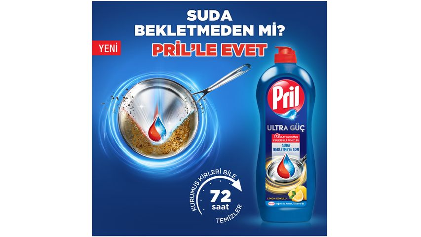 Pril Ultra Power Lemon Liquid Dishwashing Detergent 675 g
