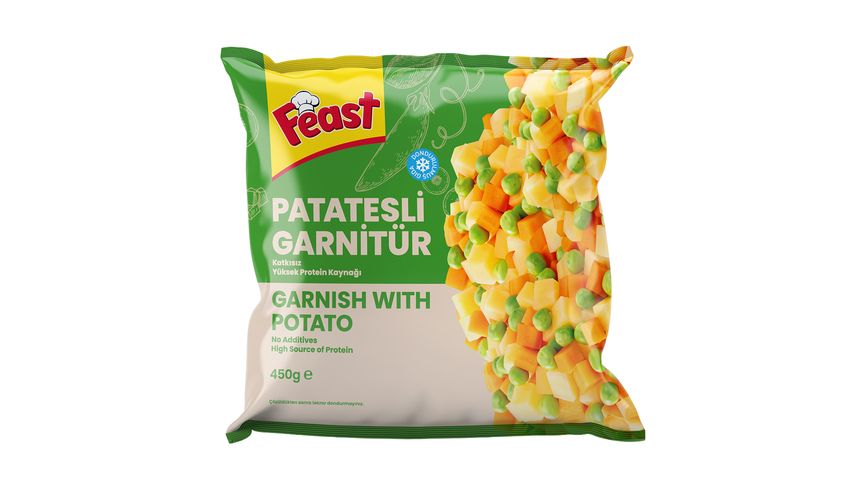 Feast Frozen Potato Garnish 450 g