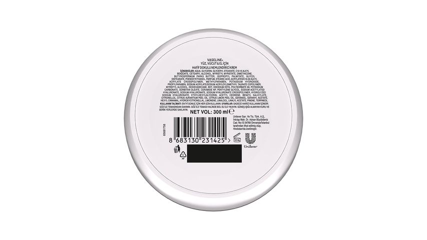 Vaseline Cloud Soft Lightweight Moisturizing Cream 300 ml