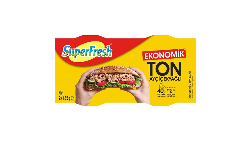 SuperFresh Value Tuna in Sunflower Oil 2 x 135 g