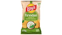 Lay's Oven-Baked Yogurt & Mixed Herbs Potato Chips Super Size 110 g