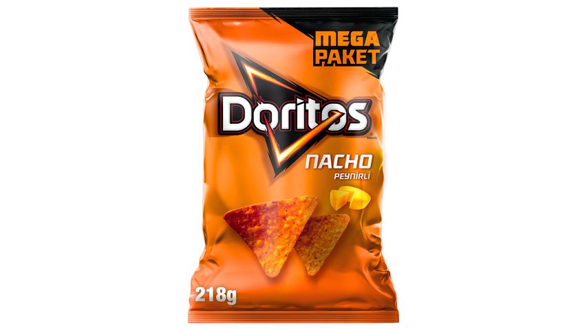 Doritos Nacho Cheese Corn Chips Mega Size 218 g