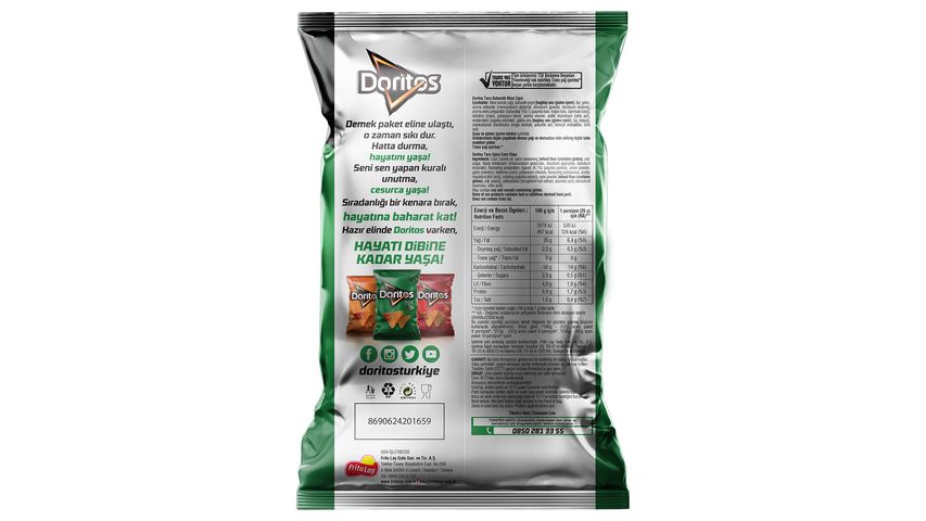 Doritos Taco Spicy Corn Chips Mega Size 218 g