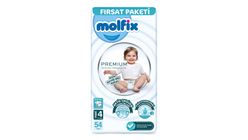 Molfix Premium Baby Diapers Size 4 Maxi 54 Count