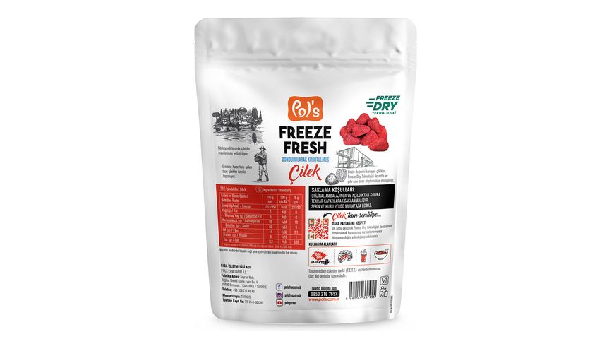 Pol  ’s Freeze Fresh Strawberry 15 g