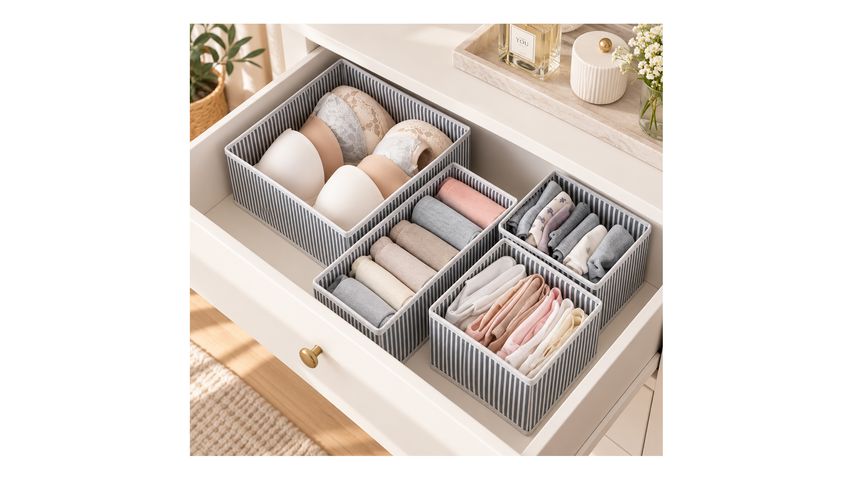 Deka Home 4 Pack Drawer Organizer